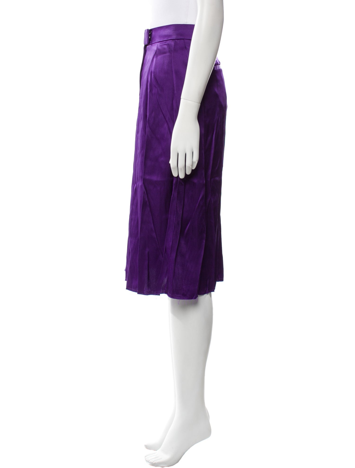 Tom Ford Pleated Accents Knee-Length Skirt