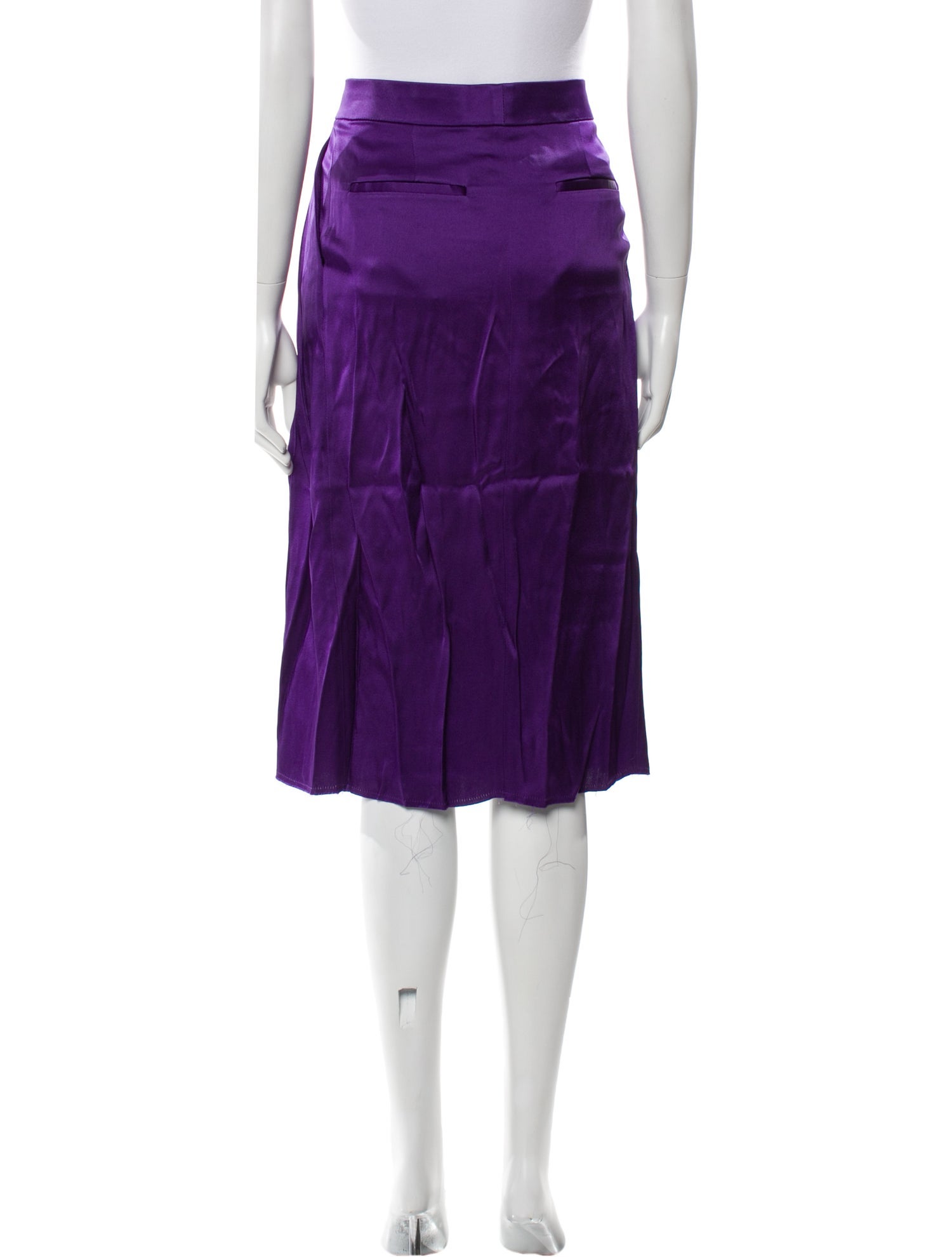 Tom Ford Pleated Accents Knee-Length Skirt