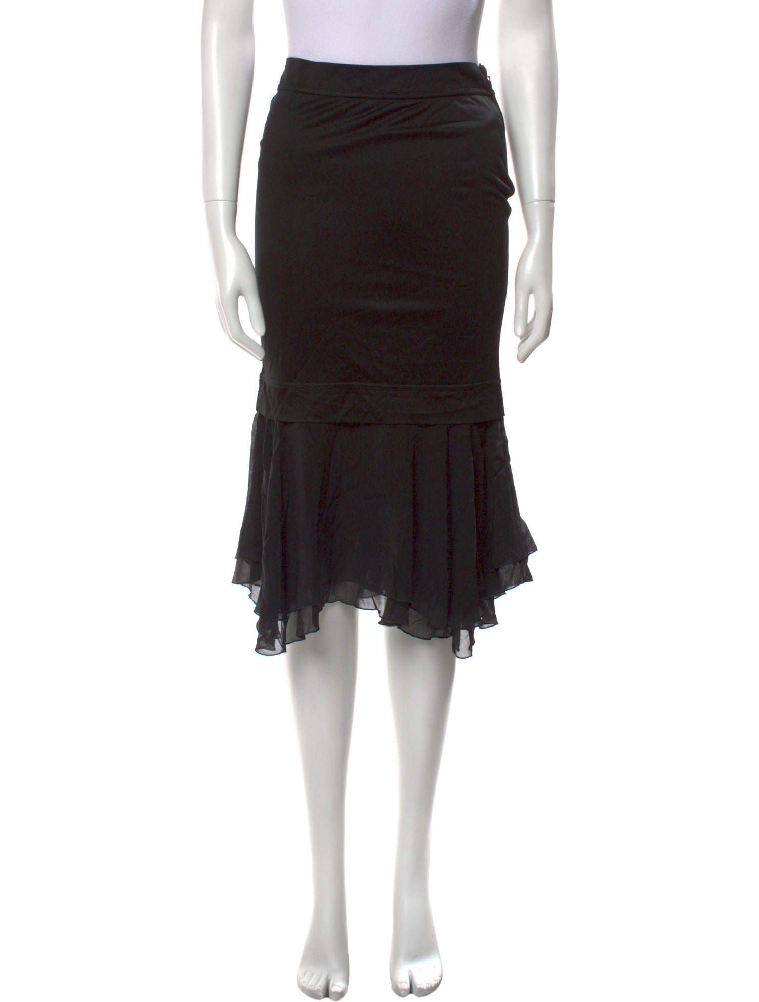 Tom Ford Ruffle Embellishment Knee-Length Skirt