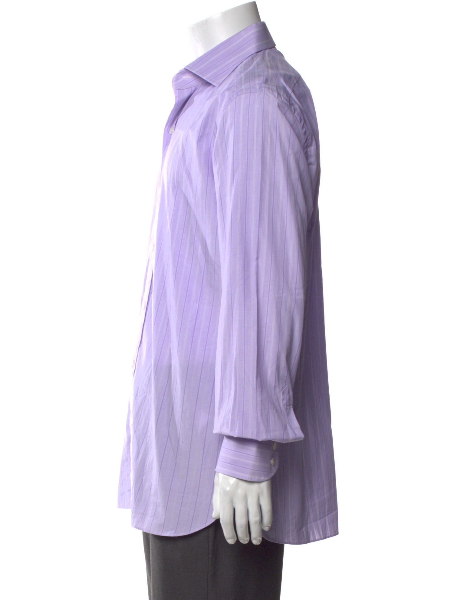 Tom Ford Striped Long Sleeve Dress Shirt