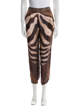 Tom Ford Printed Skinny Leg Pants