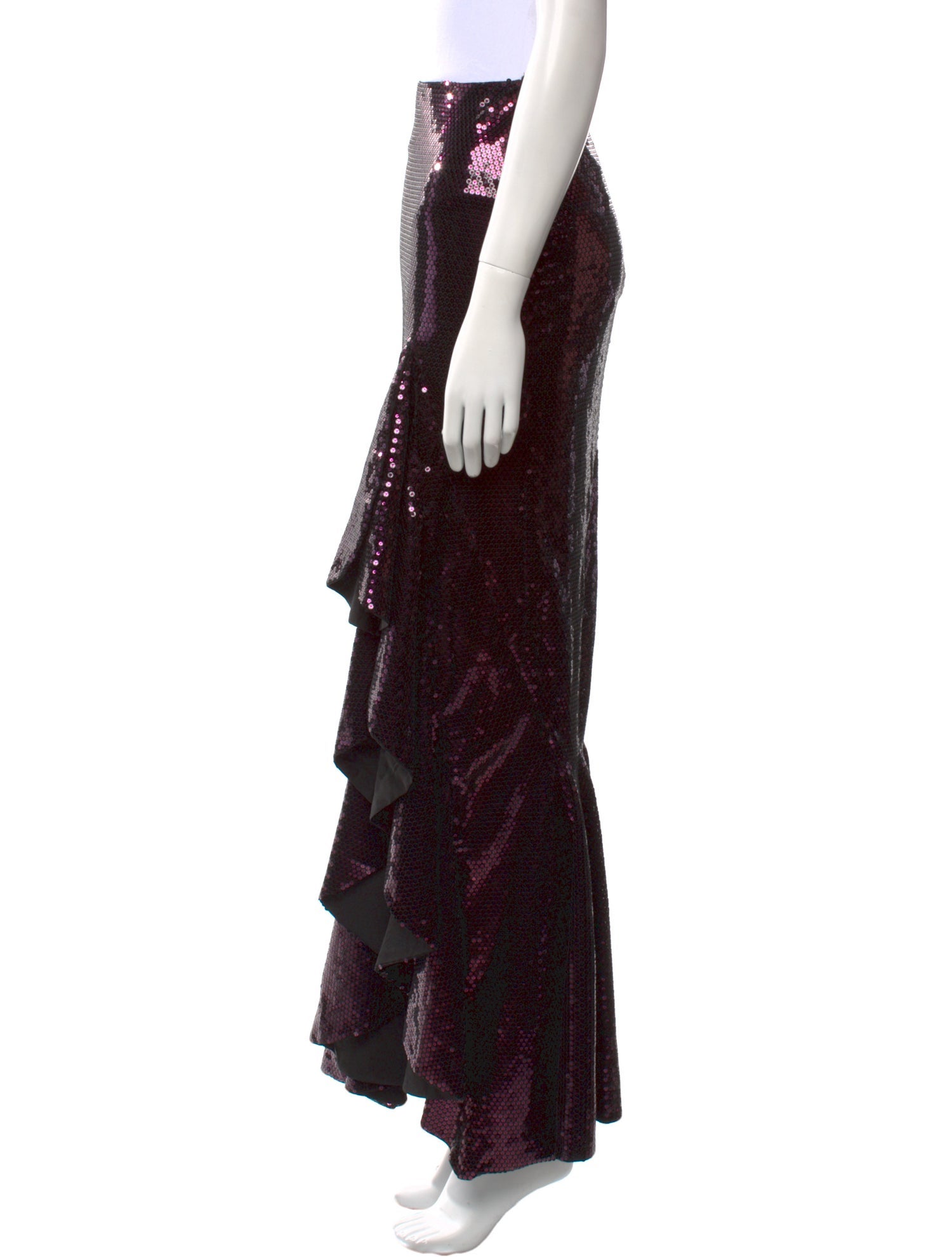 Tom Ford Sequin Embellishments Long Skirt