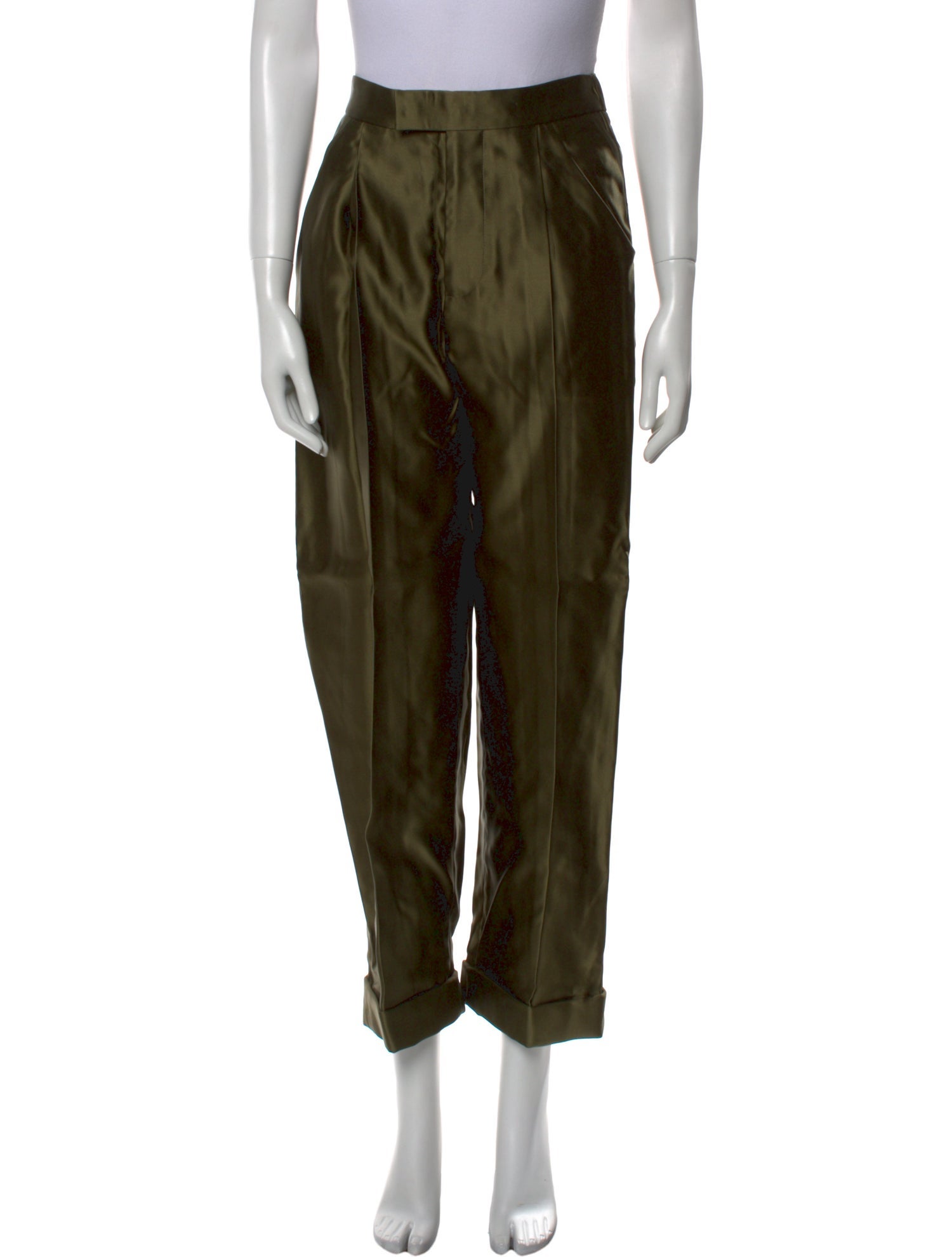 Tom Ford Satin Straight Leg Pants