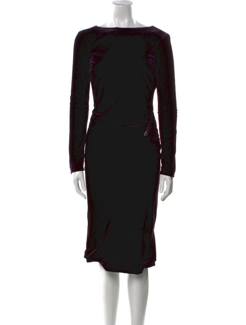 Tom Ford Velvet Midi Length Dress