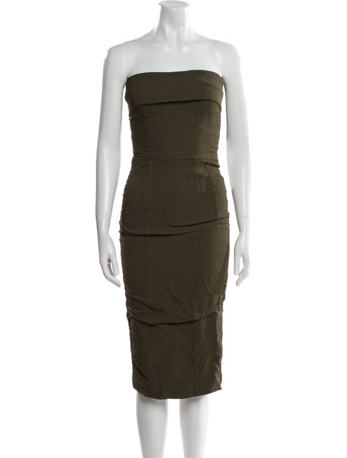 Tom Ford Strapless Knee-Length Dress