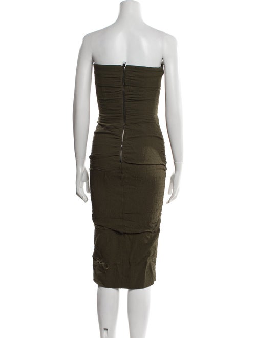 Tom Ford Strapless Knee-Length Dress