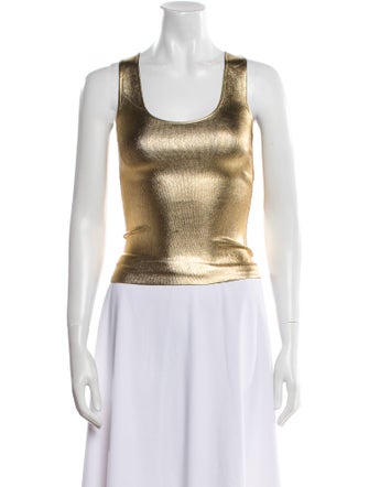 Tom Ford Square Neckline Sleeveless Top