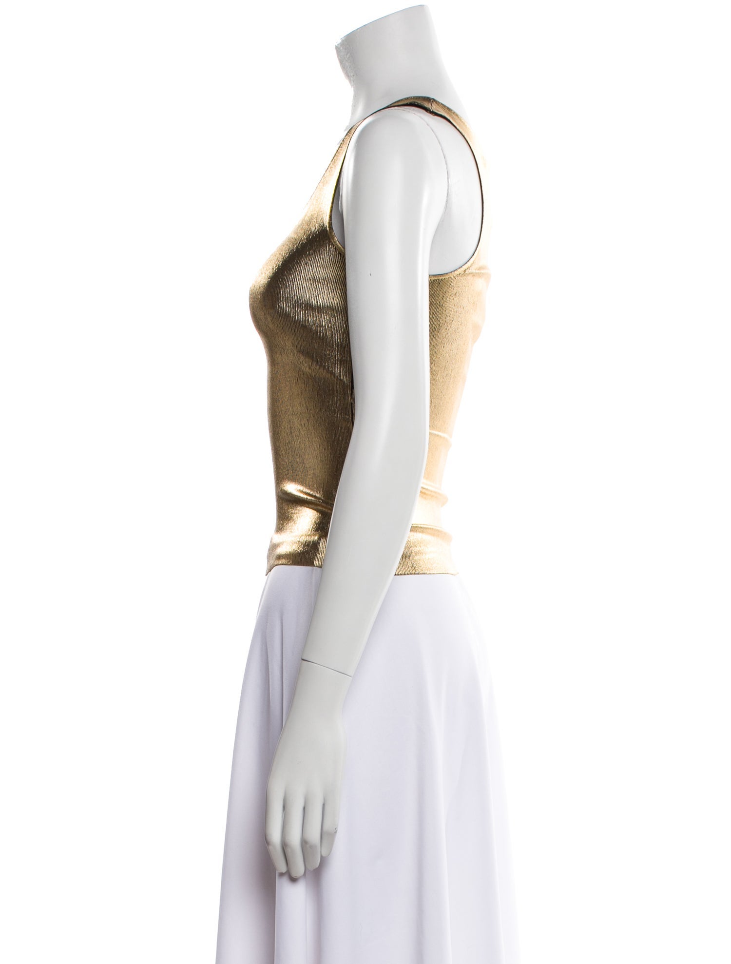 Tom Ford Square Neckline Sleeveless Top