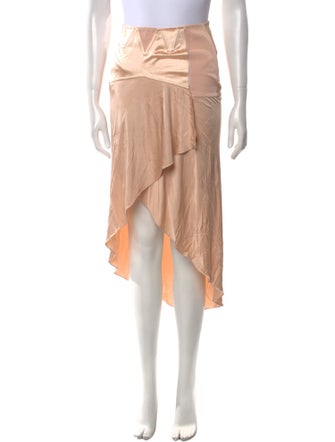 Tom Ford Silk Midi Length Skirt