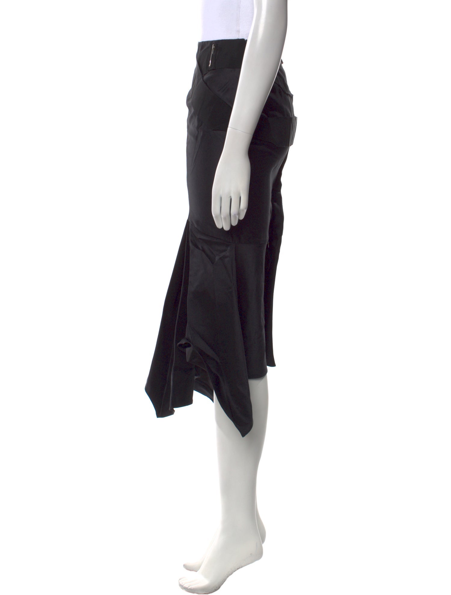 Tom Ford Scalloped Accent Midi Length Skirt