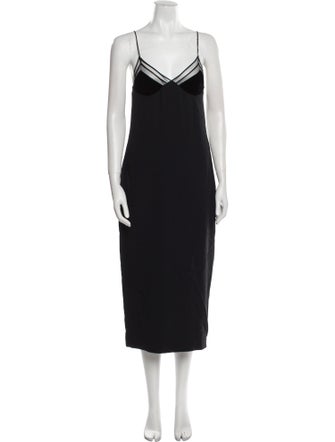 Tom Ford Wool Midi Length Dress