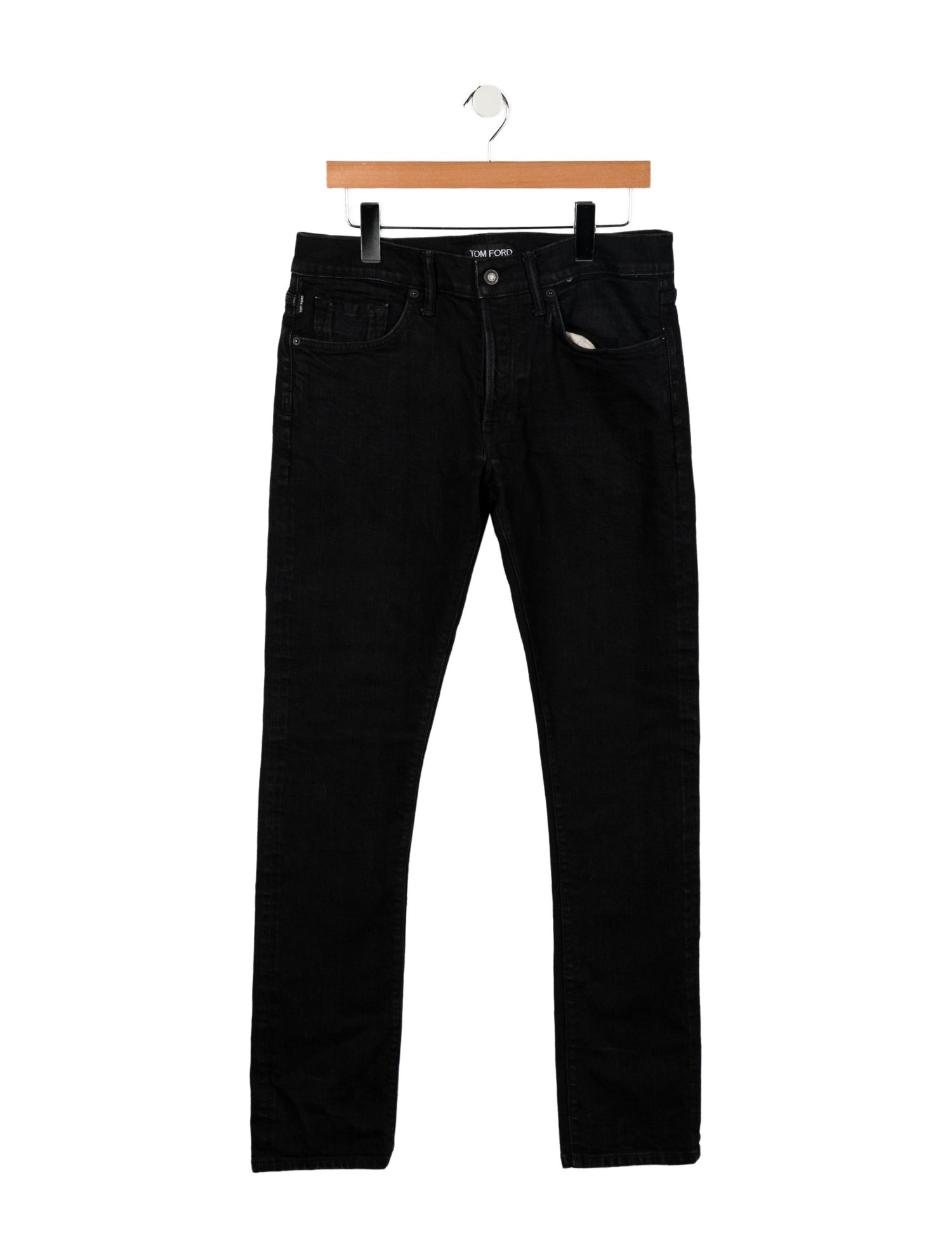 Tom Ford Mid-Rise Straight Leg Jeans