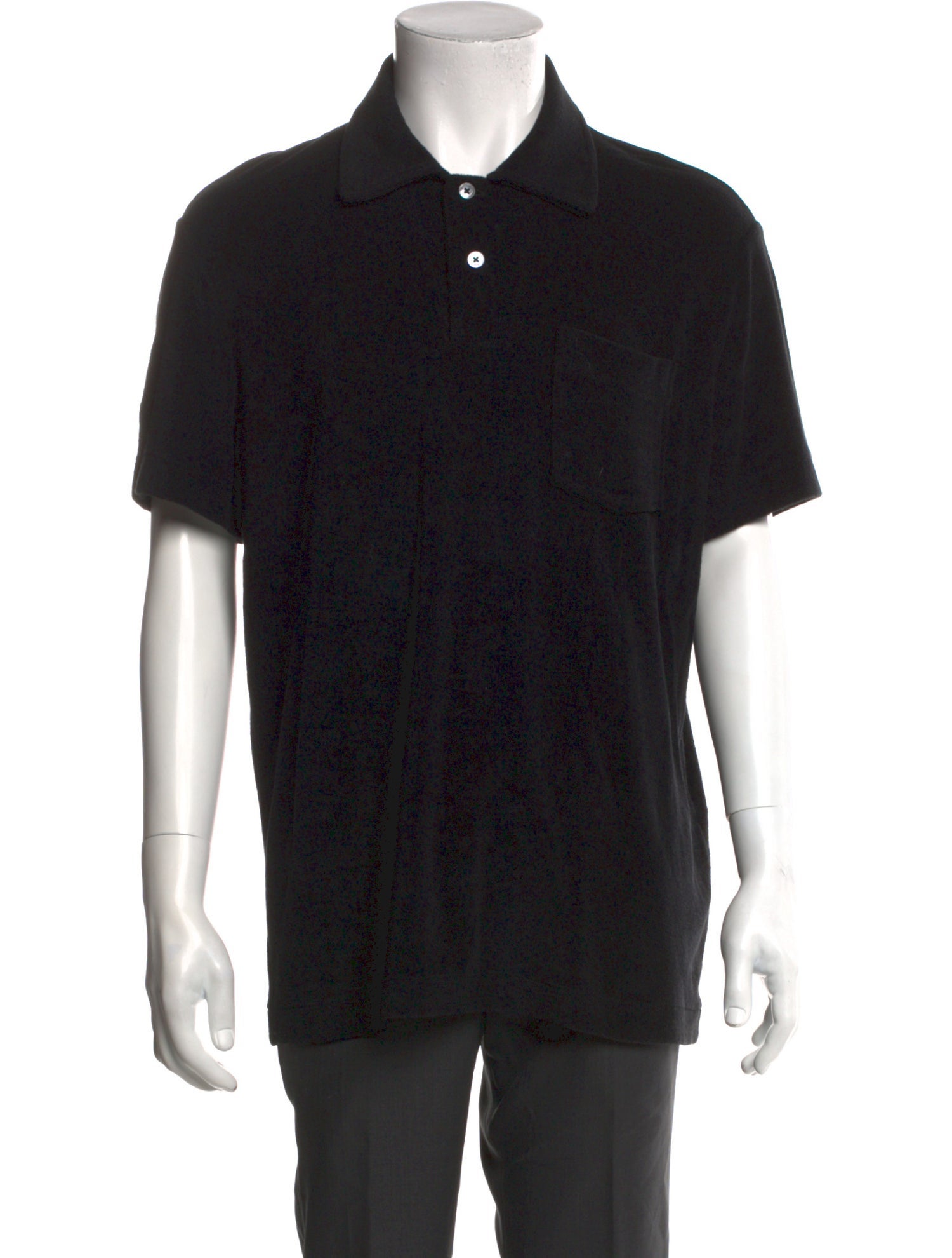 Tom Ford Crew Neck Short Sleeve Polo Shirt