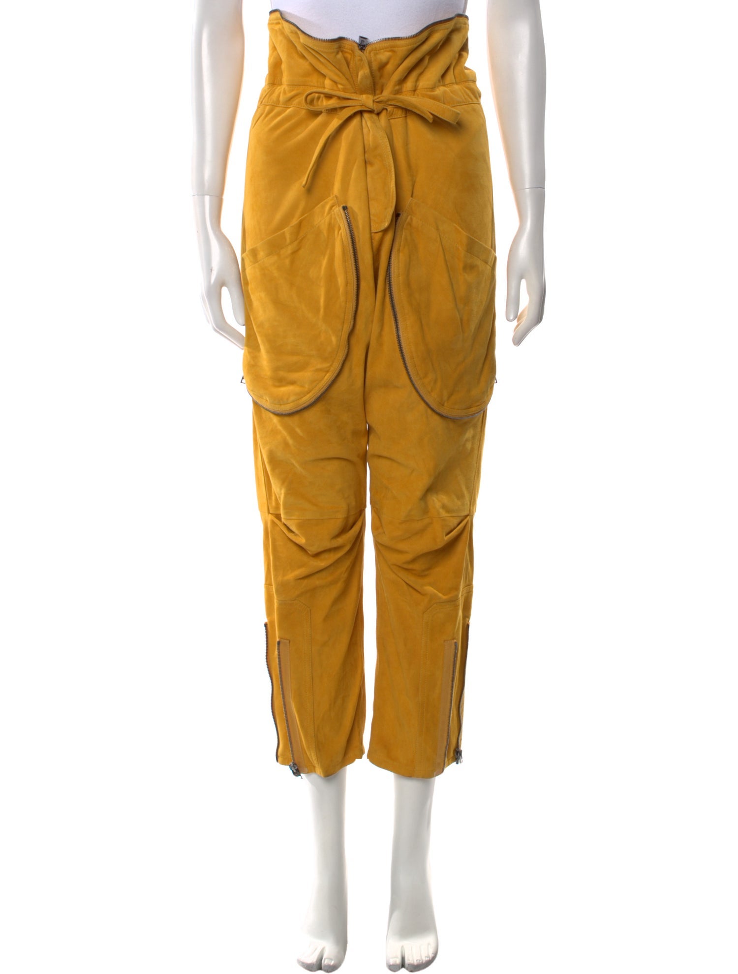 Tom Ford Suede Straight Leg Pants