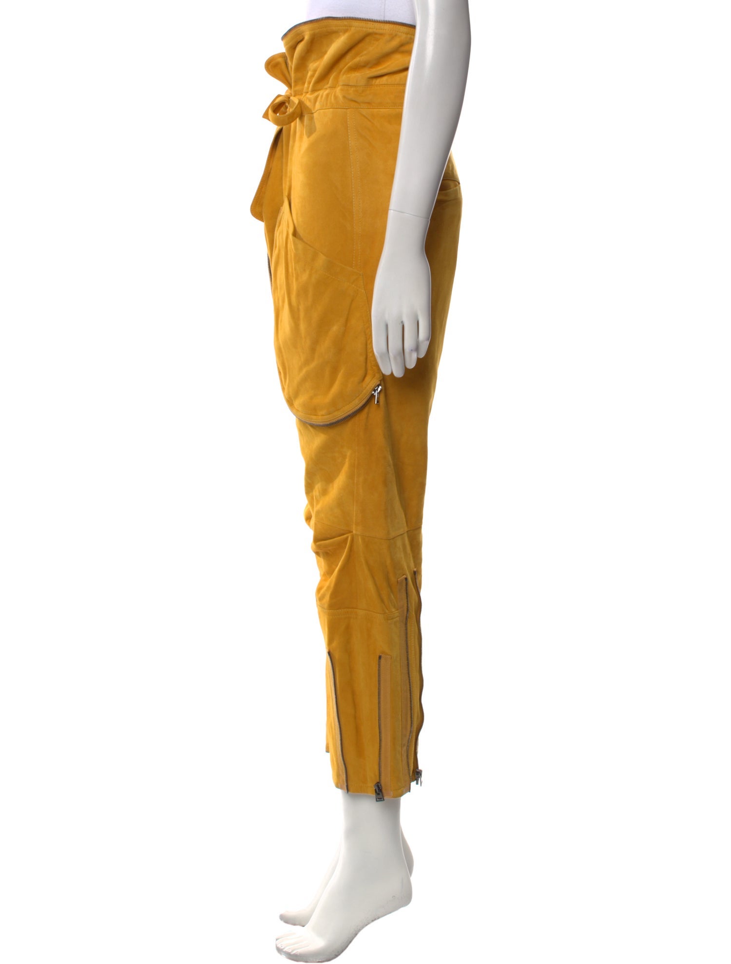 Tom Ford Suede Straight Leg Pants