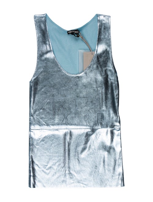 Tom Ford Patterned Scoop Neck Top