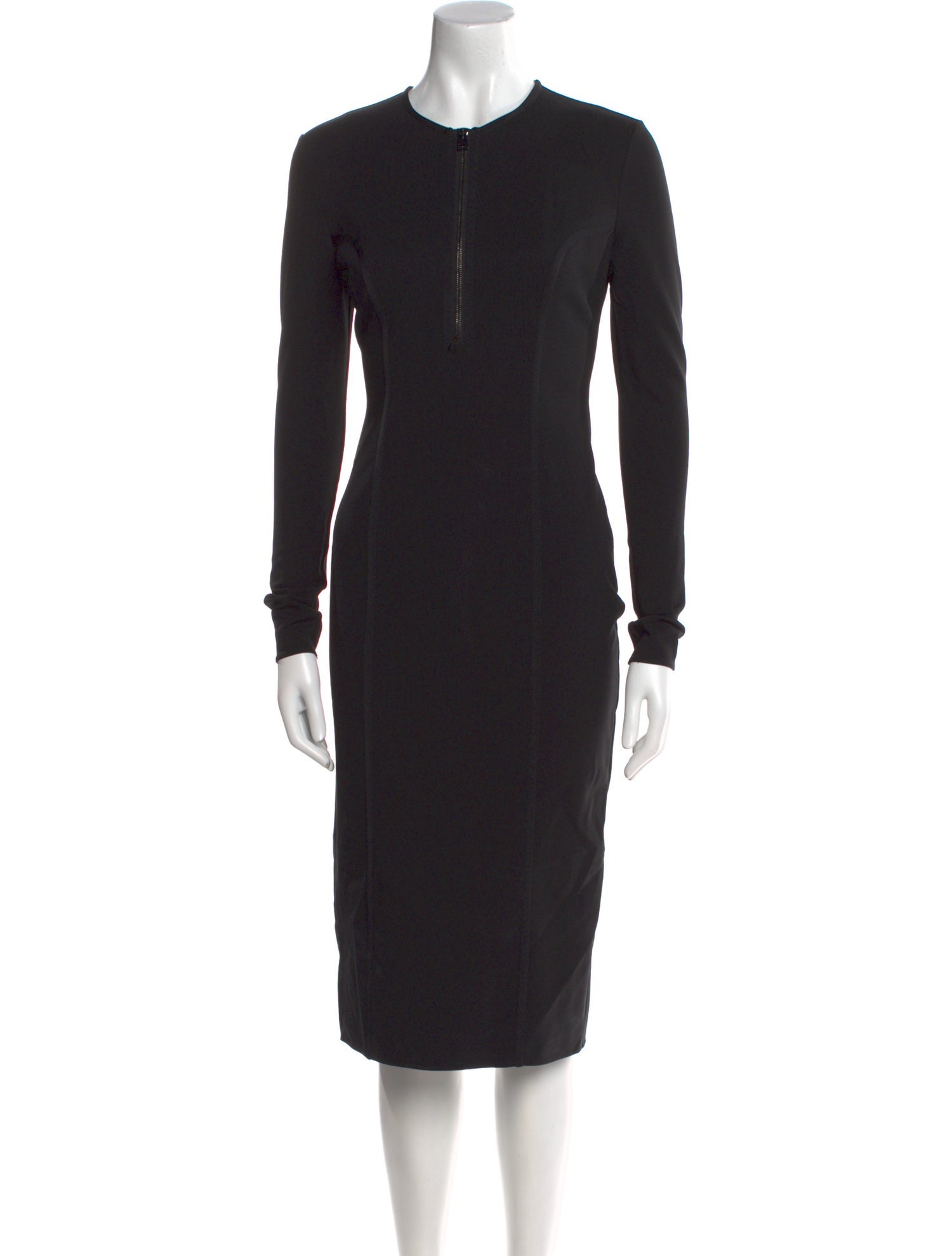 Tom Ford Virgin Wool Midi Length Dress