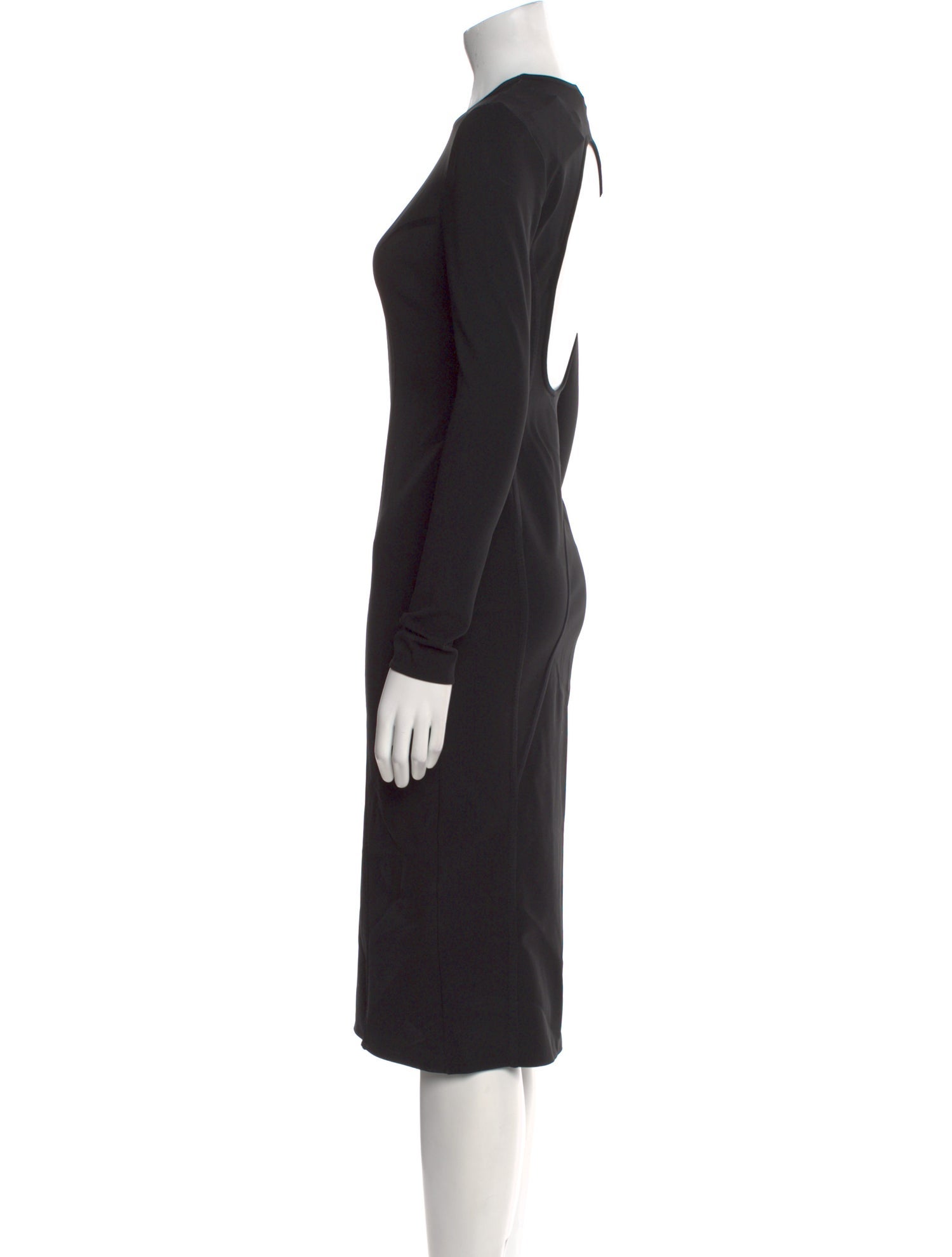 Tom Ford Virgin Wool Midi Length Dress