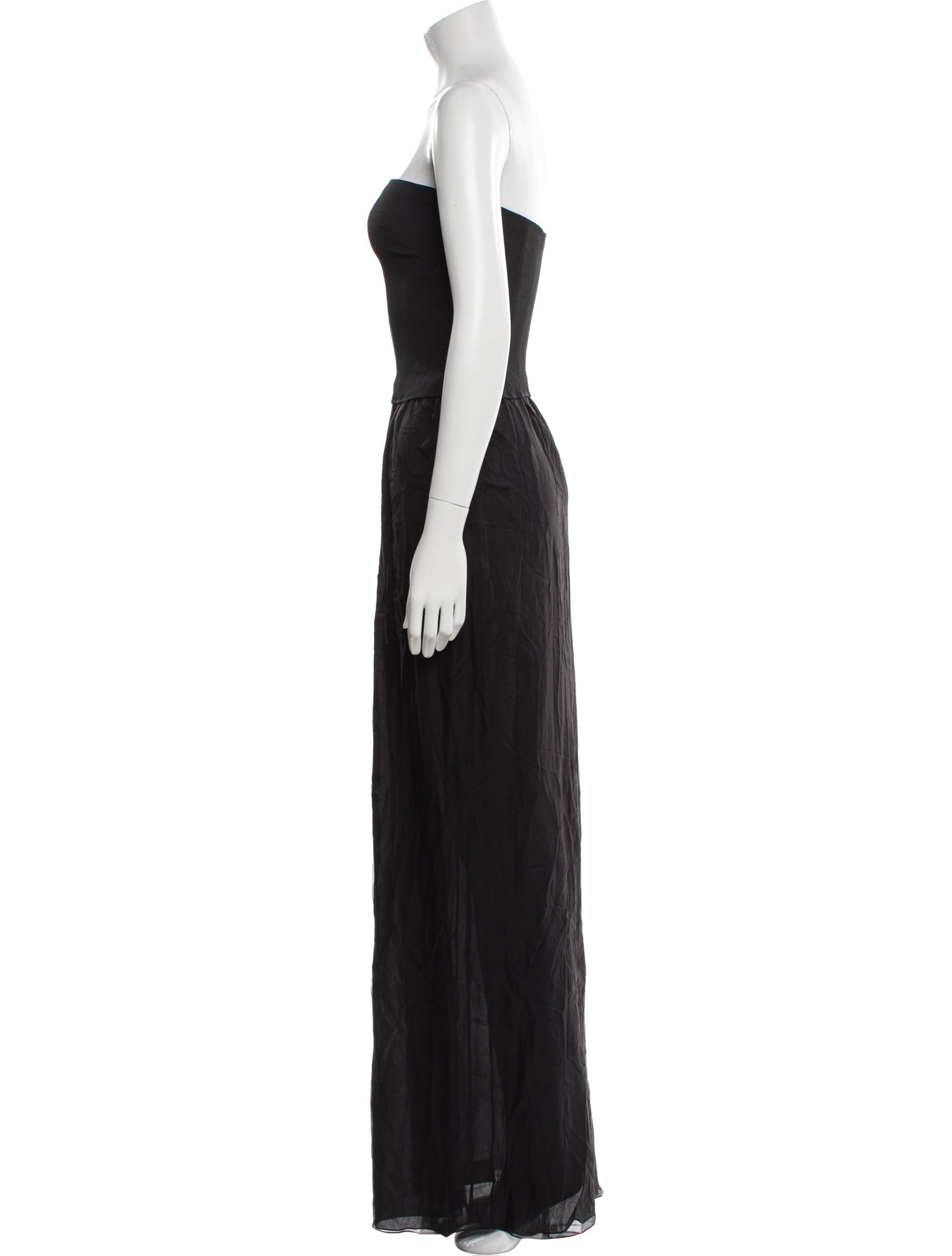 Tom Ford Strapless Long Dress - Black Dresses, Clothing - TOM199449 | The  RealReal