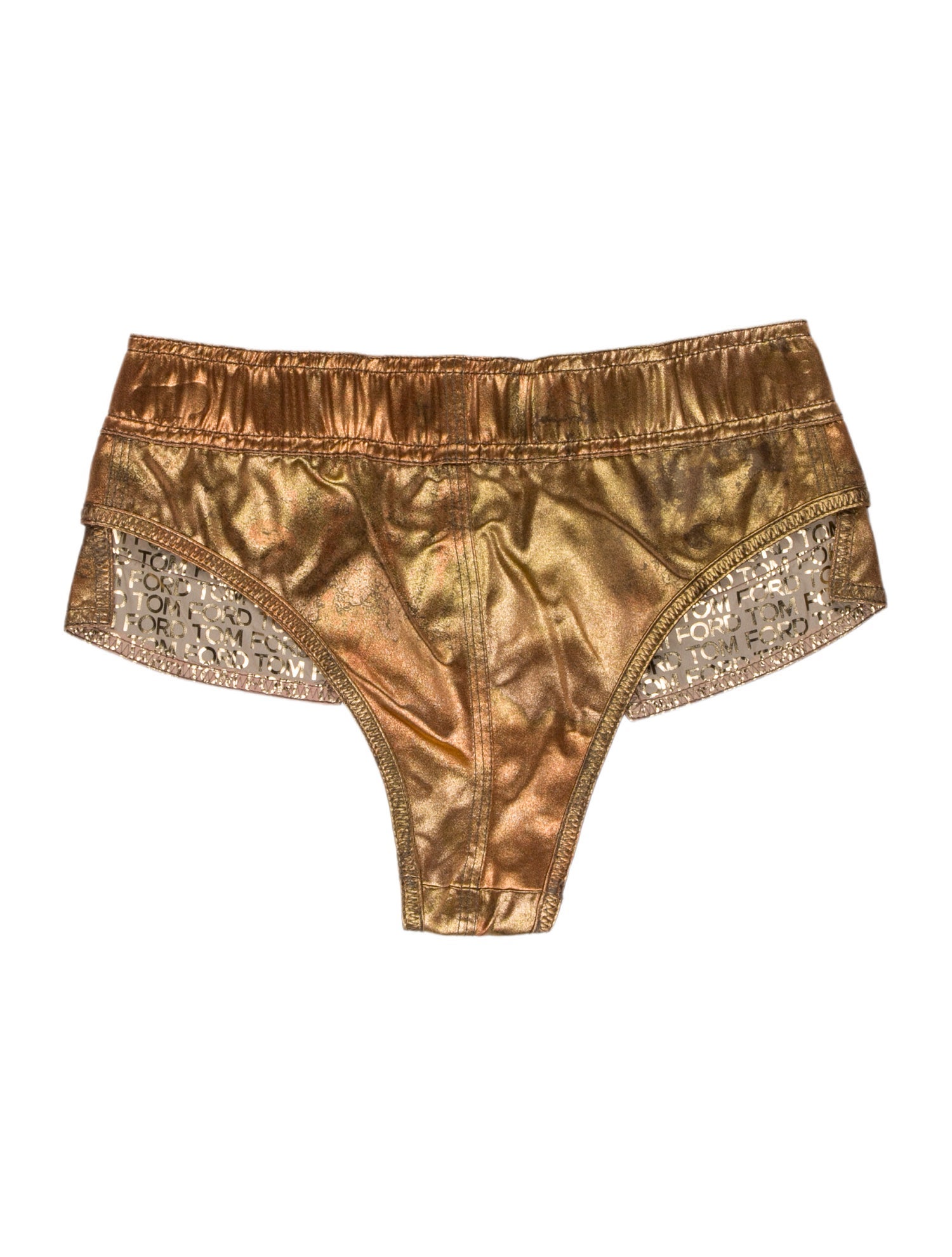 Tom Ford Colorblock Pattern Mini Shorts