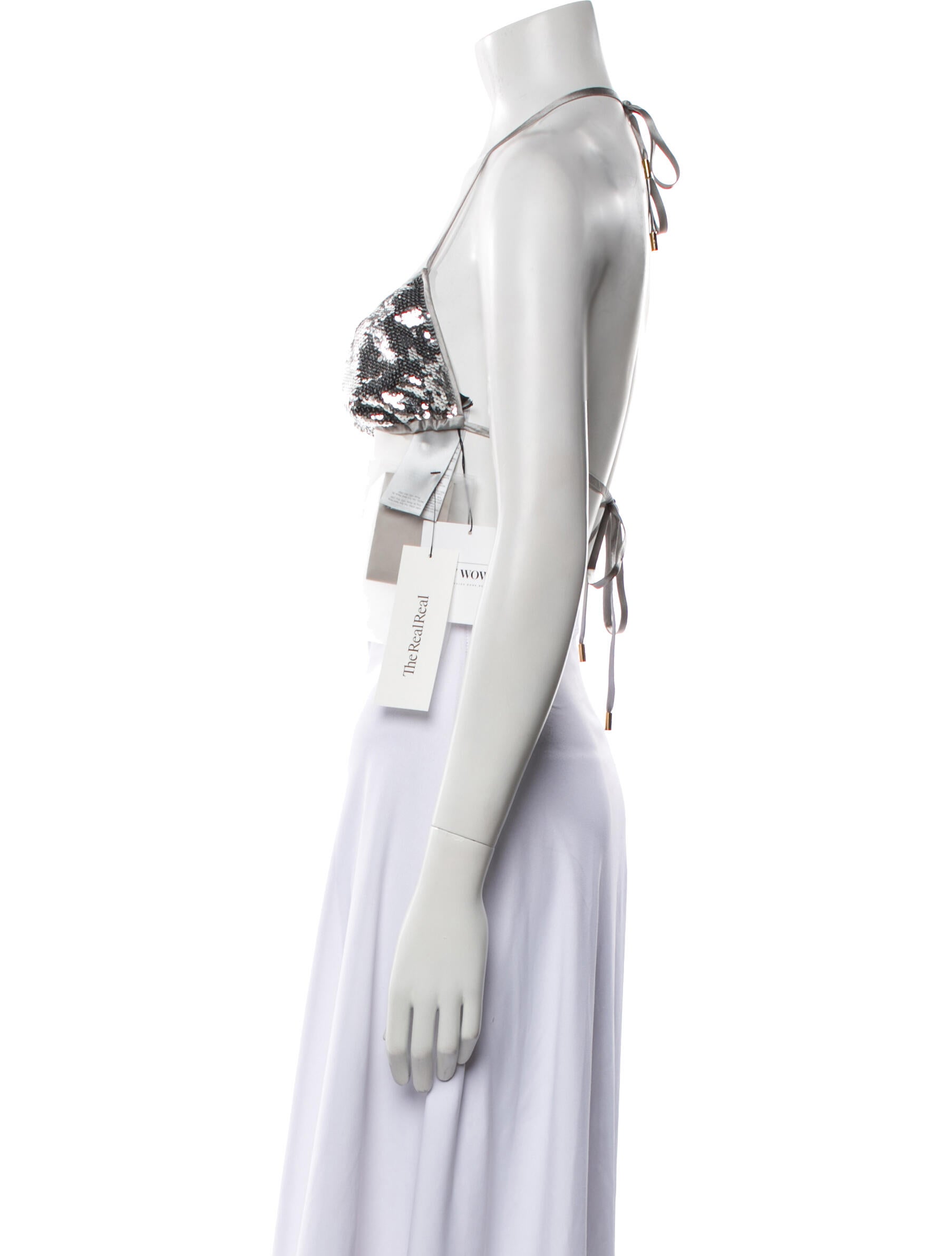 Tom Ford Silk Halterneck Crop Top