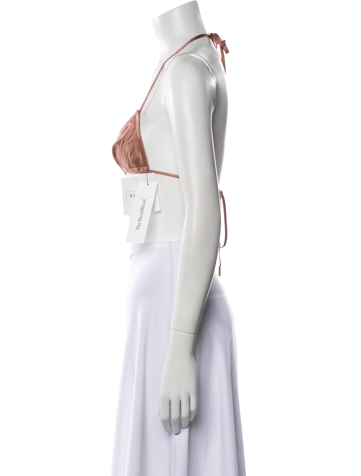 Tom Ford Silk Halterneck Crop Top