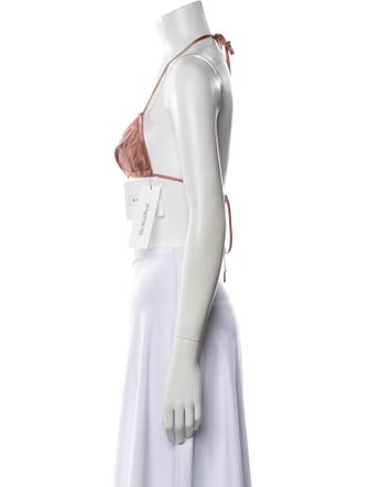 Tom Ford Silk Halterneck Crop Top