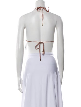 Tom Ford Silk Halterneck Crop Top