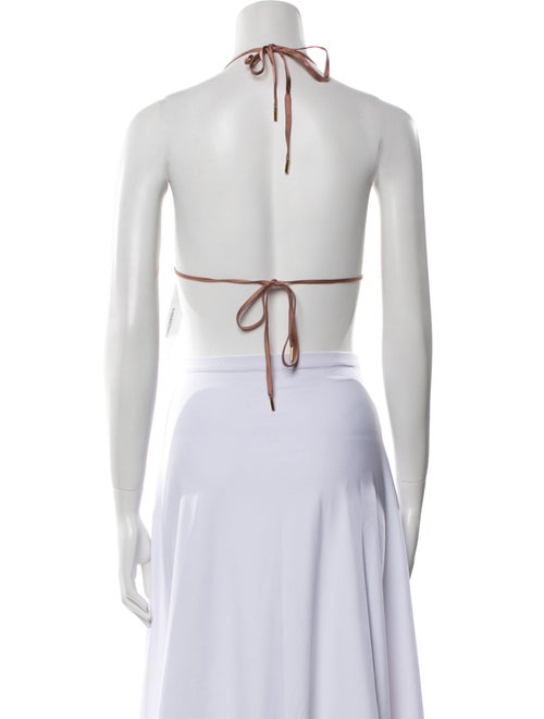 Tom Ford Silk Halterneck Crop Top