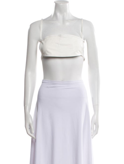Tom Ford Square Neckline Sleeveless Crop Top
