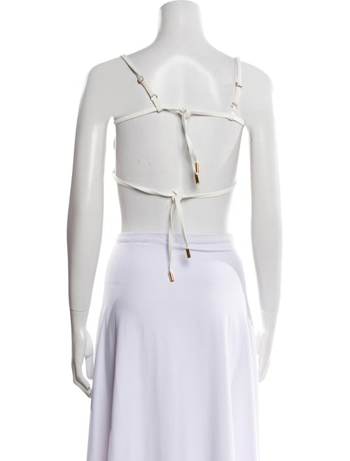 Tom Ford Square Neckline Sleeveless Crop Top