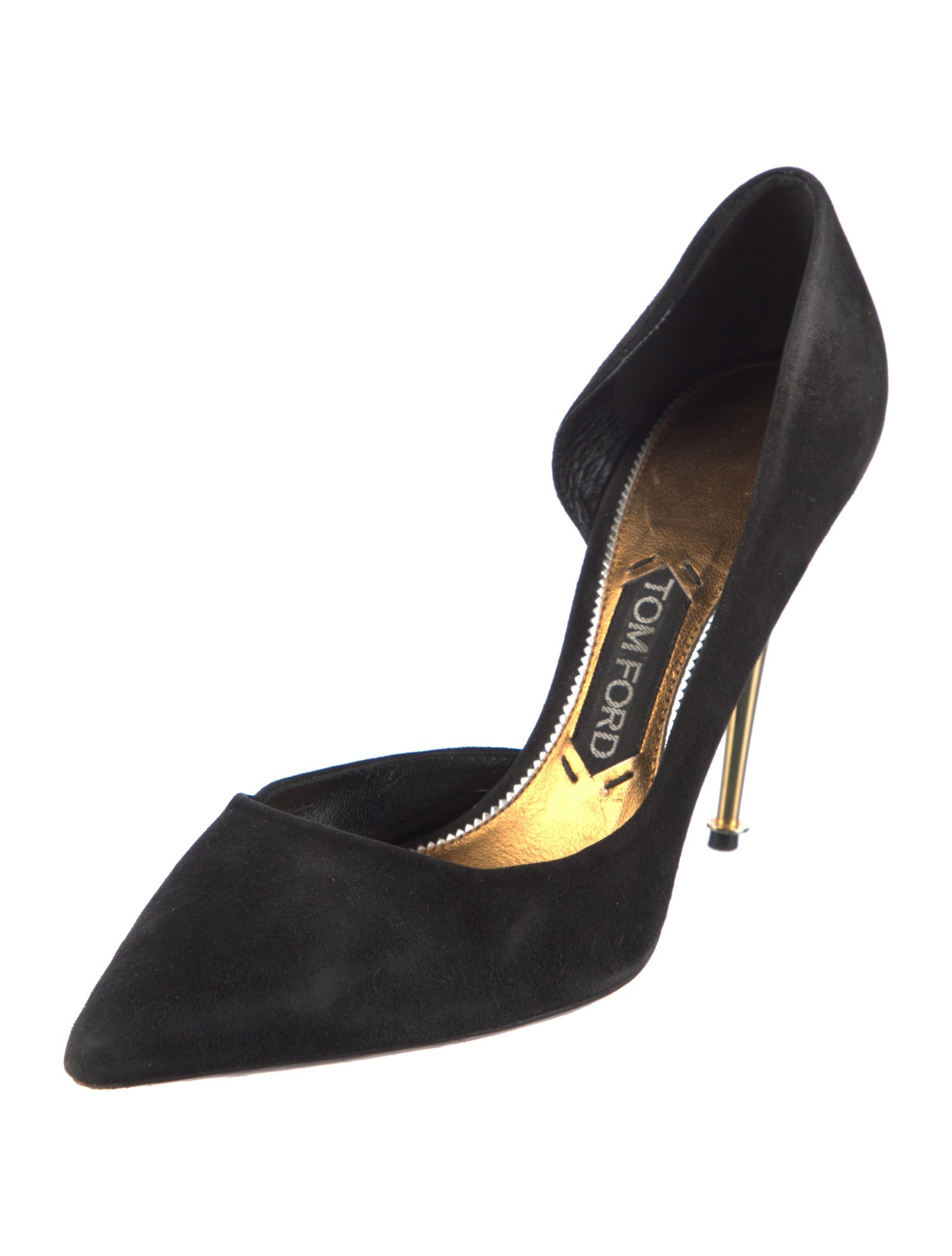 Tom Ford Suede D'Orsay Pumps