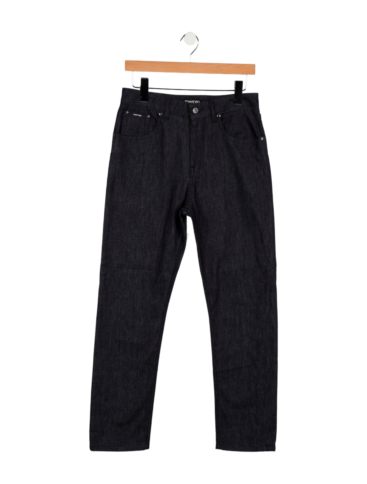 Tom Ford High-Rise Straight Leg Jeans