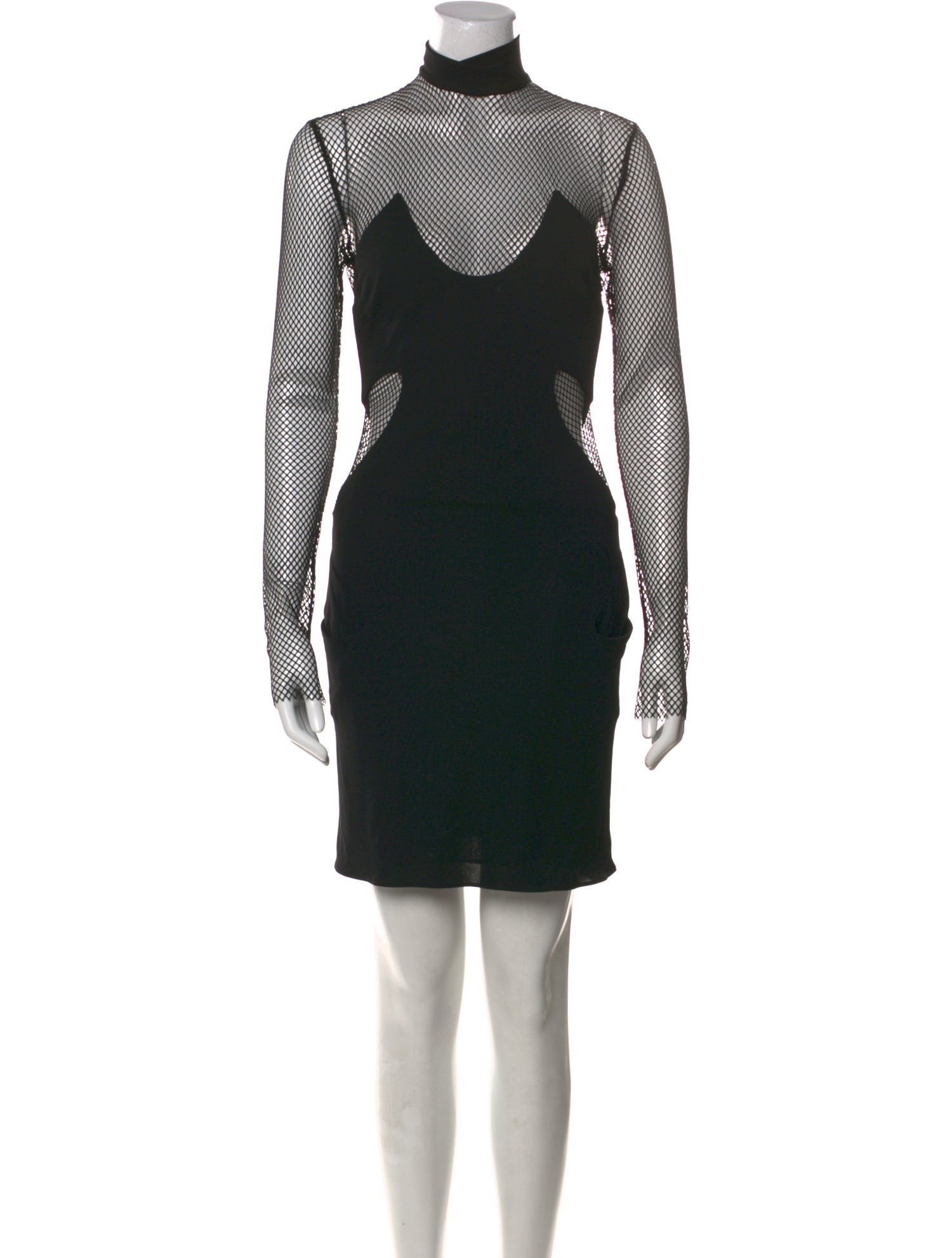 Tom Ford Mock Neck Mini Dress