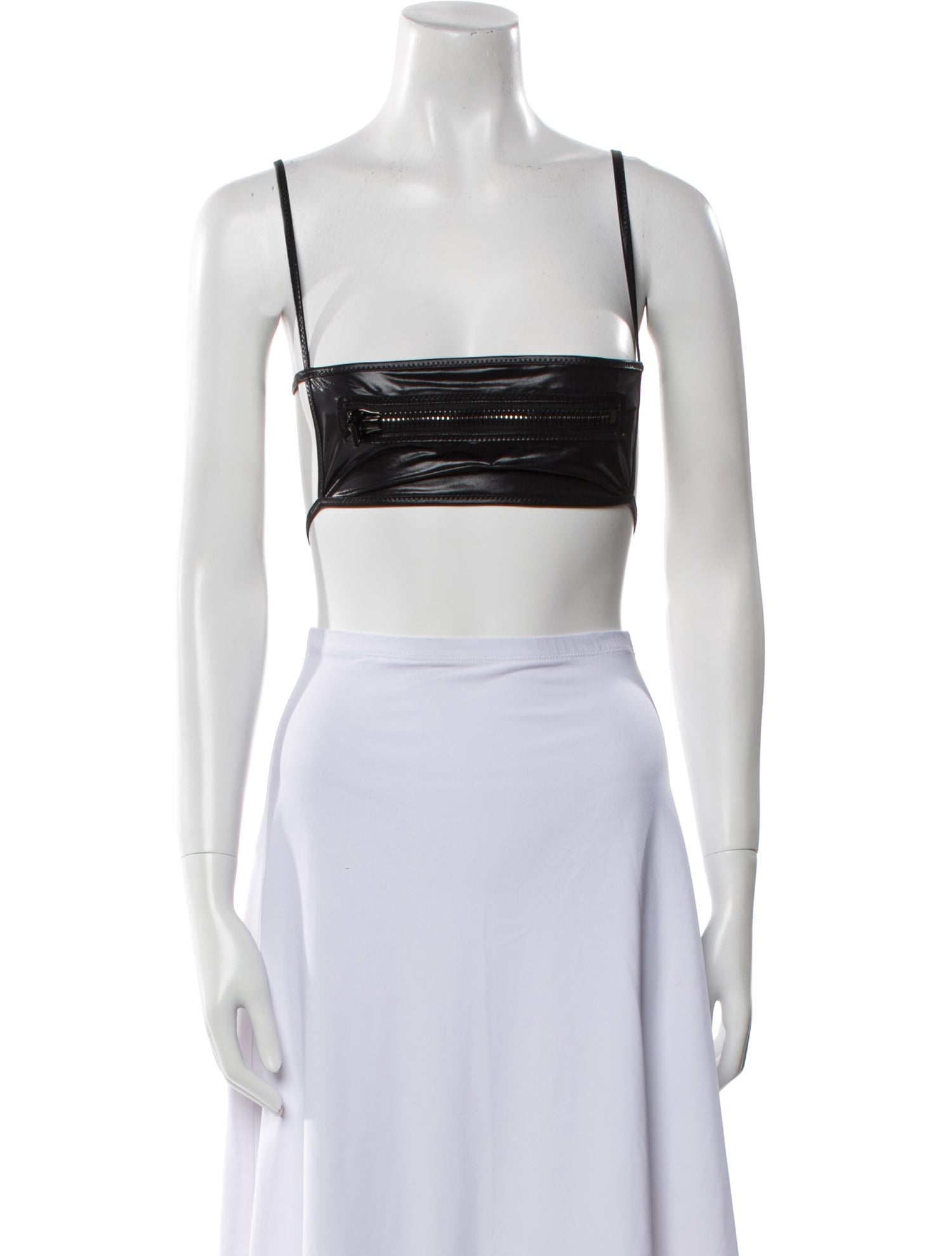 Tom Ford Square Neckline Sleeveless Crop Top