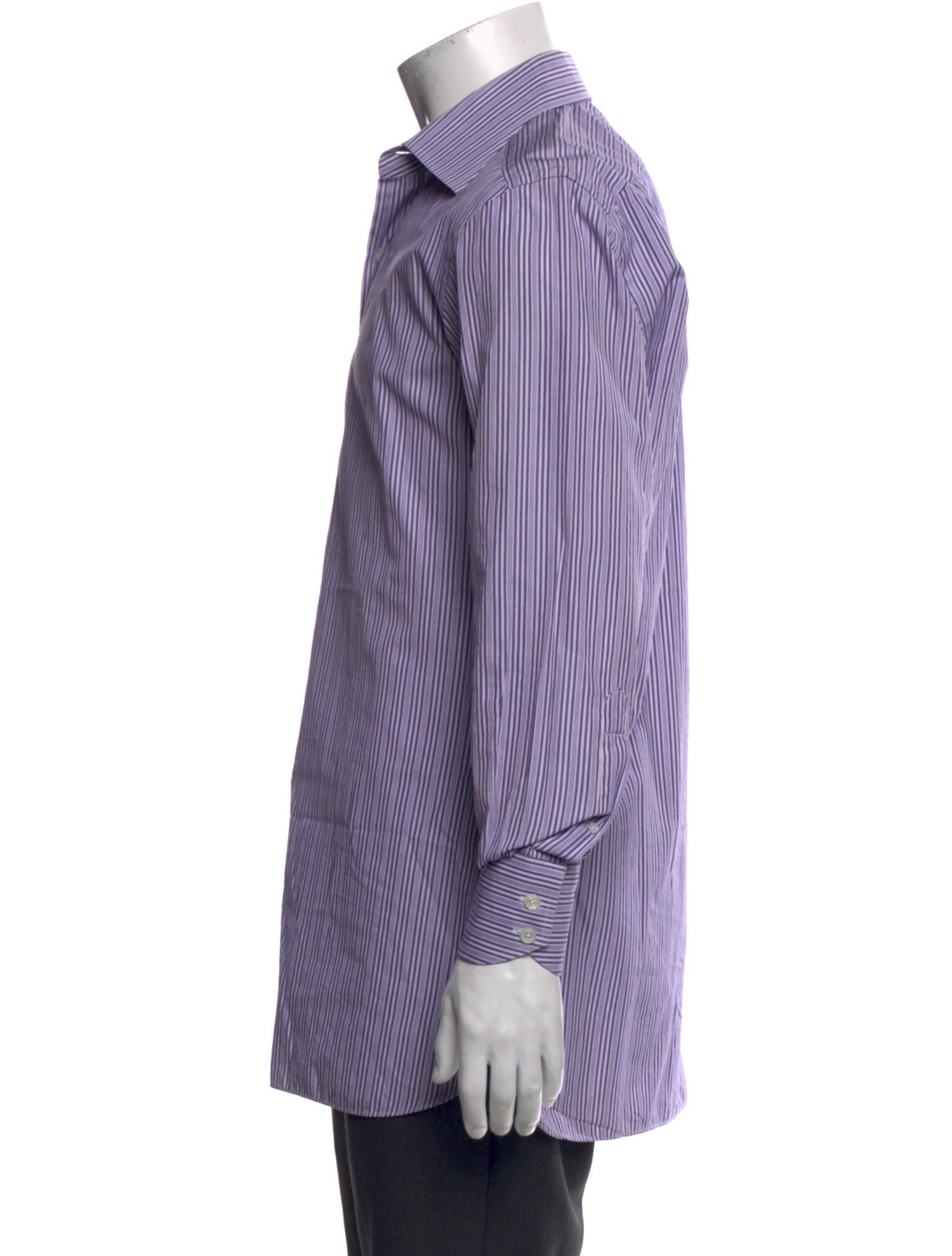 Tom Ford Striped Long Sleeve Dress Shirt