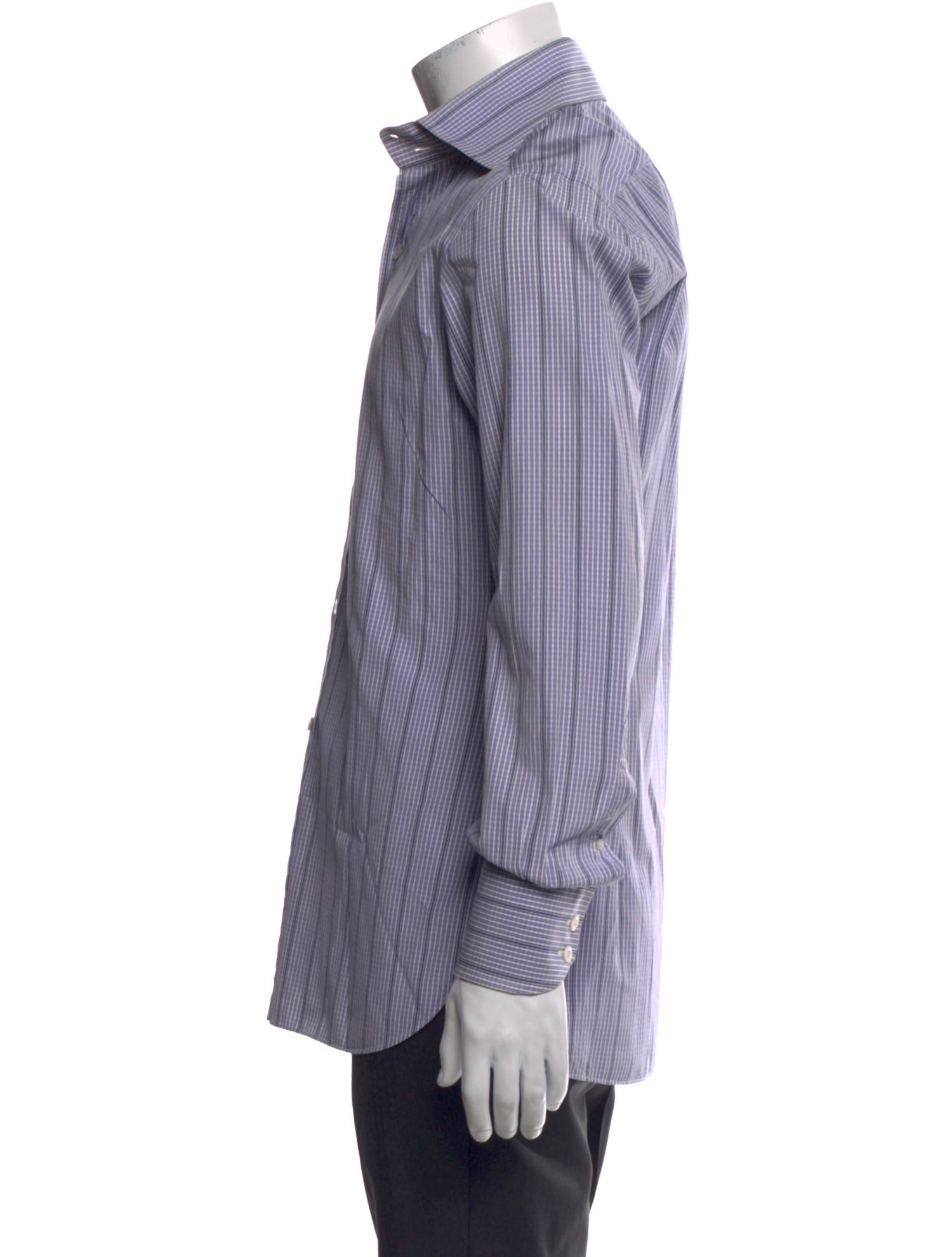 Tom Ford Striped Long Sleeve Dress Shirt