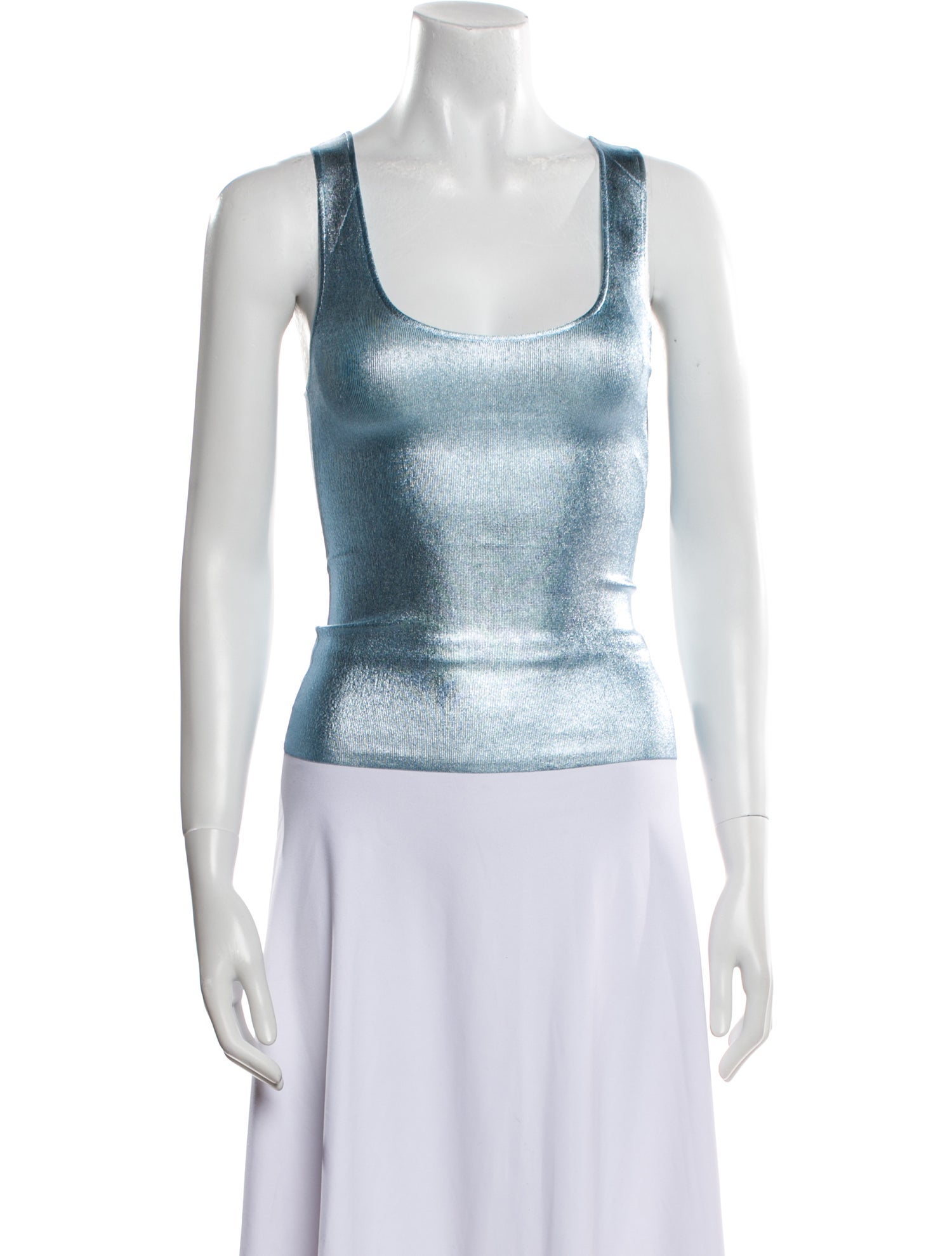 Tom Ford Printed Scoop Neck Top w/ Tags