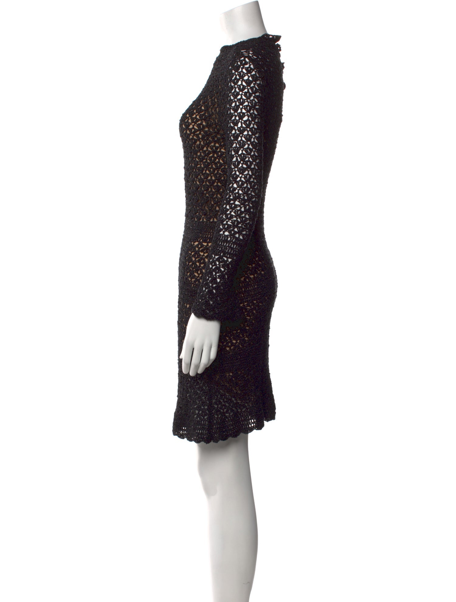 Tom Ford Lace Pattern Knee-Length Dress