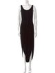 Tom Ford Scoop Neck Long Dress