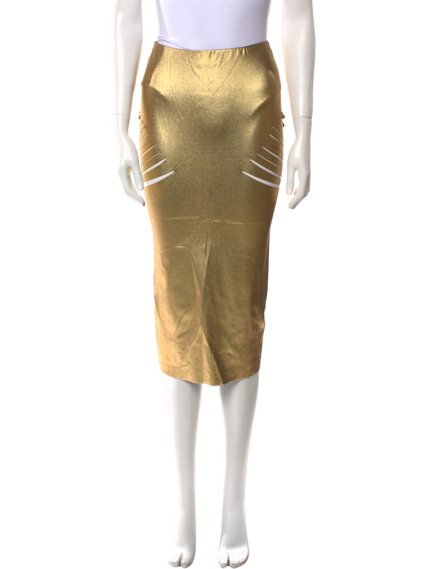 Tom Ford Glitter Accents Knee-Length Skirt