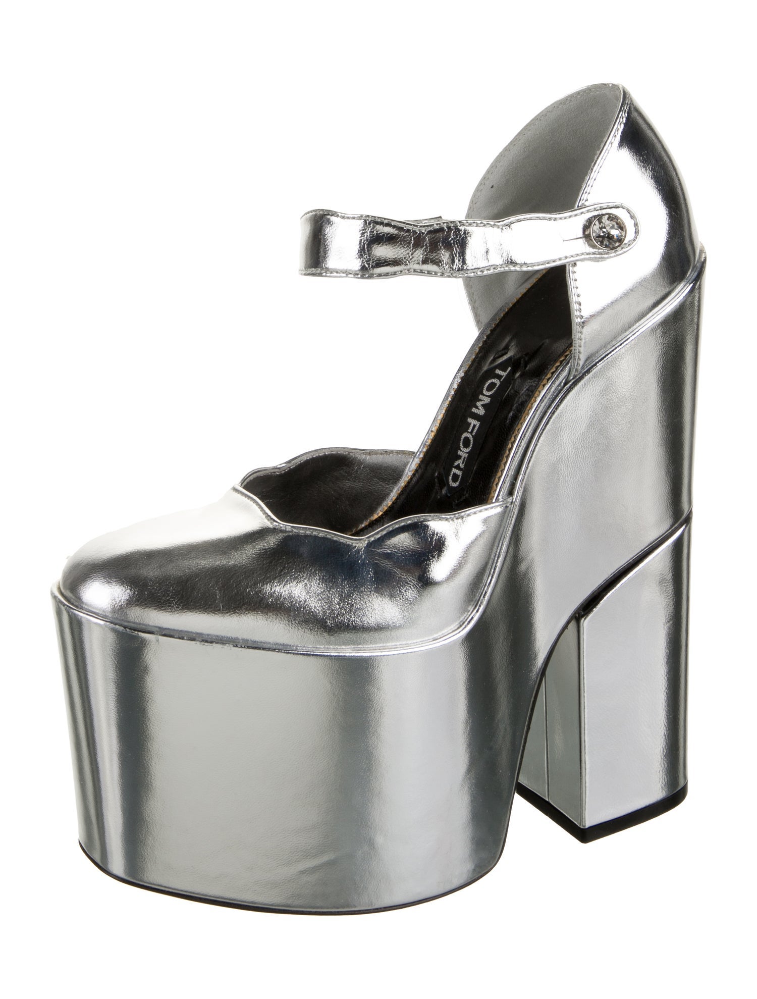 Tom Ford Leather D'Orsay Pumps