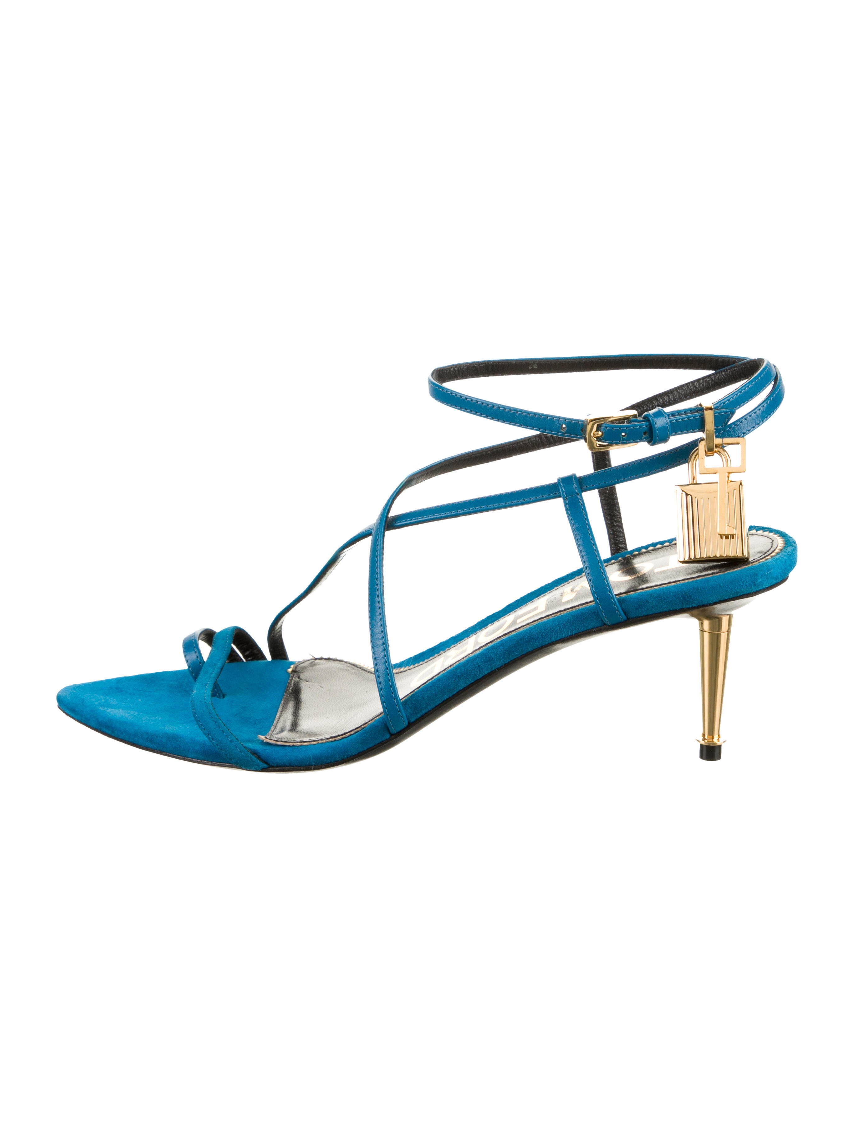 Tom Ford Leather Slingback Sandals