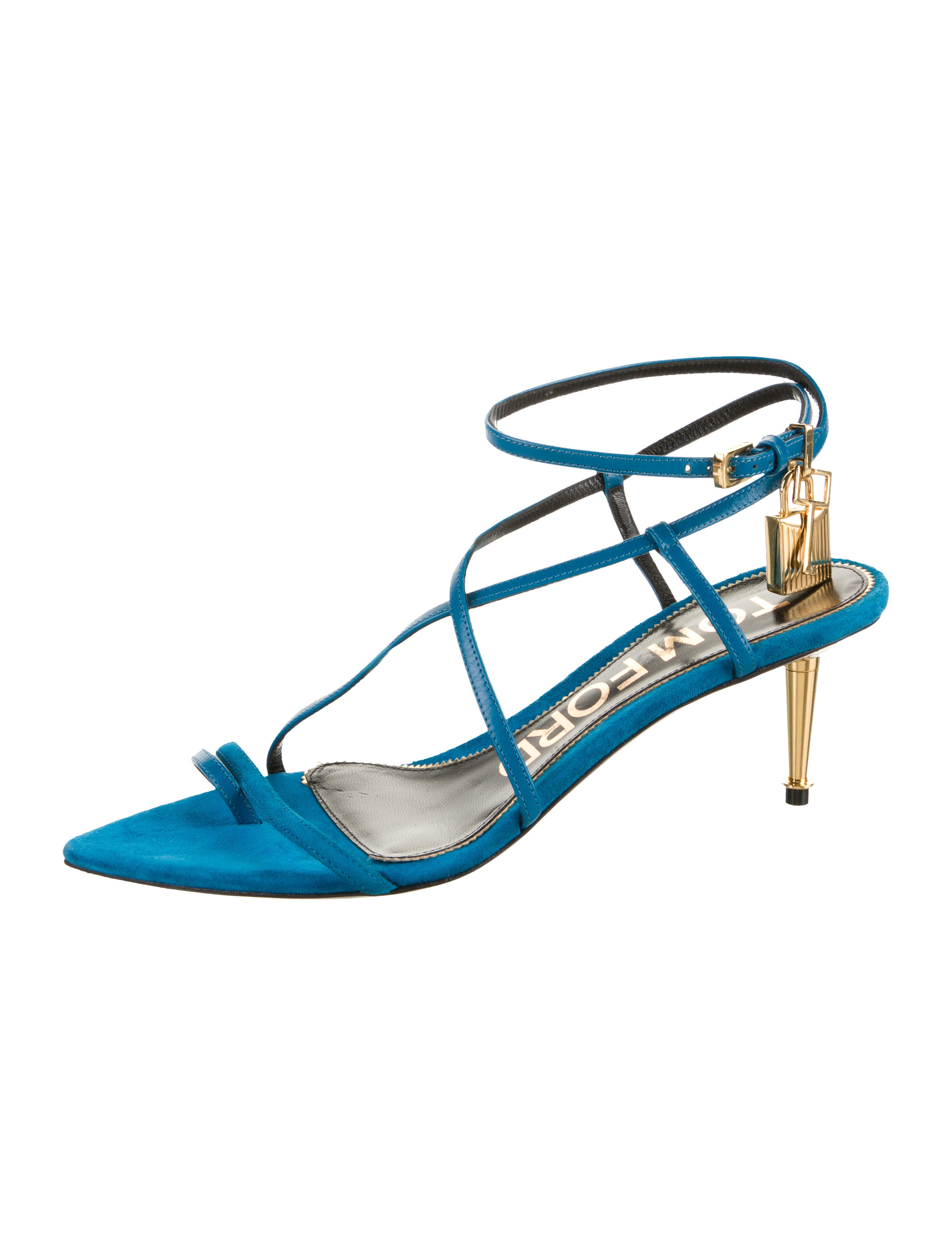Tom Ford Leather Slingback Sandals