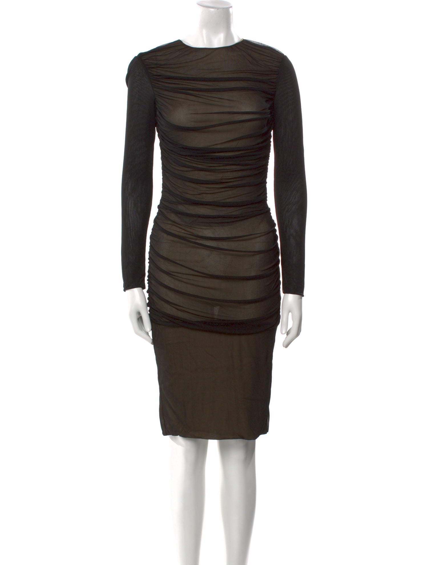 Tom Ford Bateau Neckline Knee-Length Dress