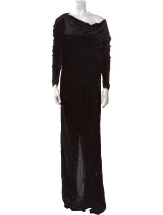 Tom Ford Lace Pattern Long Dress