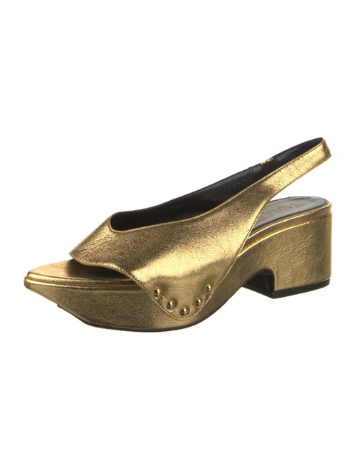 Tom Ford Leather Slingback Sandals