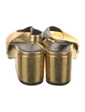 Tom Ford Leather Slingback Sandals