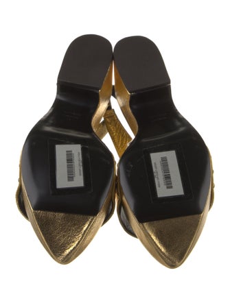 Tom Ford Leather Slingback Sandals
