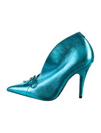 Tom Ford Leather Bow Accents Boots